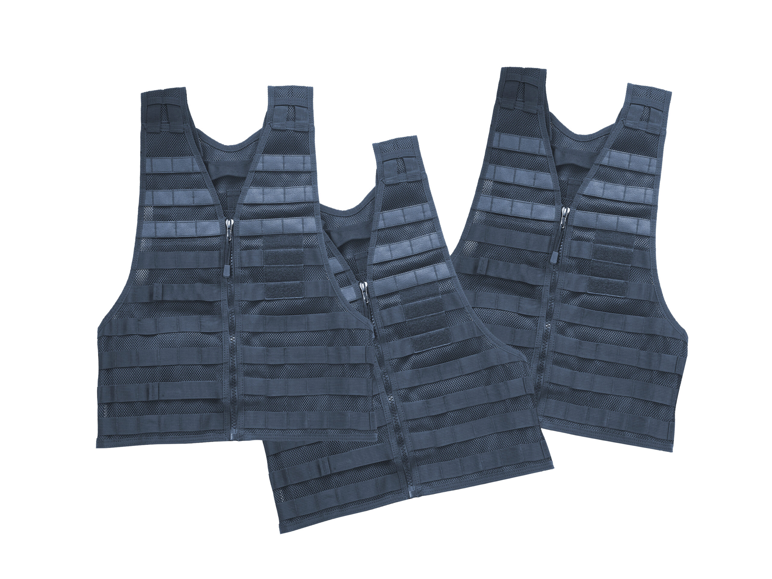 three bulletproof vests